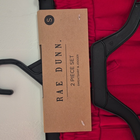 Nwt rae dunn 2 piece sweatshirt and jogger set small cozy loungeware - Picture 3 of 5